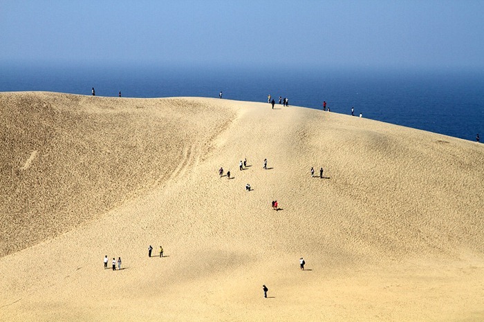 تپه‌های شنی توتوری در جزیره‌ی هونشو در کشور ژاپن واقع شده است